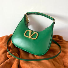 Load image into Gallery viewer, Valentino Garavani StudSign  Leather Hobo   Bag
