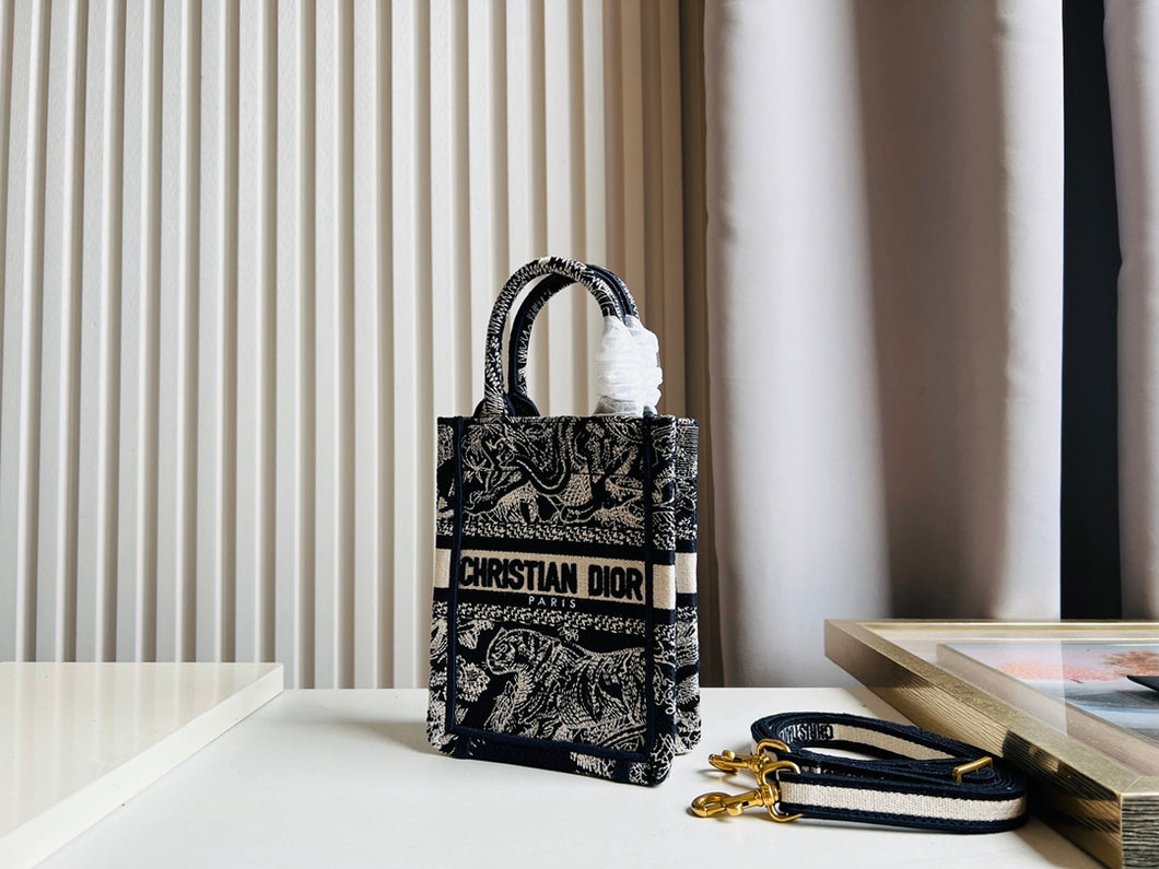 Christian Dior  Mini Book Tote Phone Bag