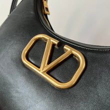 Load image into Gallery viewer, Valentino Garavani StudSign  Leather Hobo   Bag
