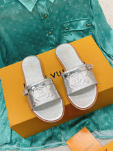Load image into Gallery viewer, Louis Vuitton Lock It  Flat Mule
