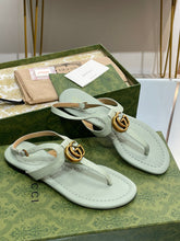 Load image into Gallery viewer, Gucci  Double G Thong Sandal
