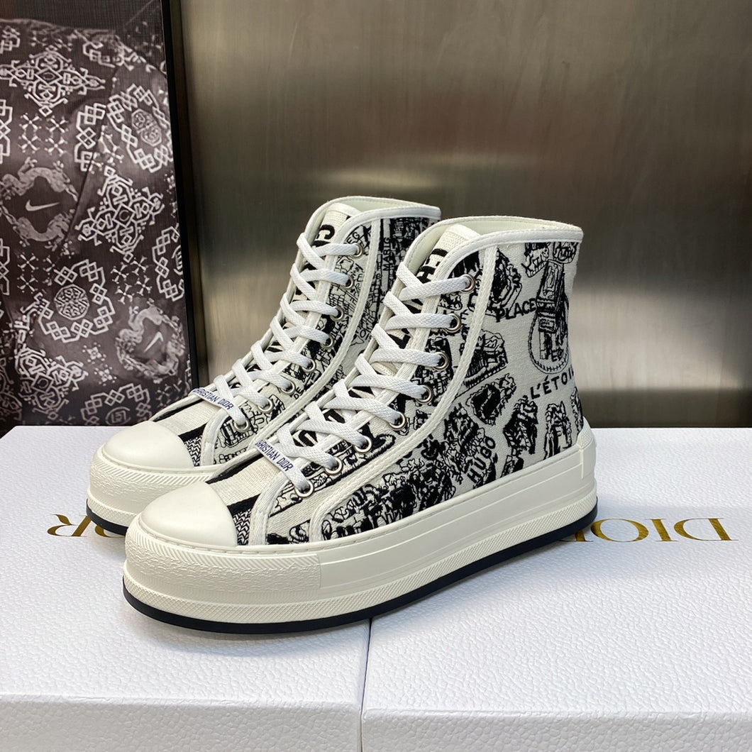 Christian Dior Walk'n Dior High Top Sneakers