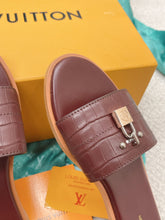 Load image into Gallery viewer, Louis Vuitton Lock It  Flat Mule
