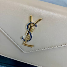 Load image into Gallery viewer, YSL Cassandre Envelope Chain Wallet In Smooth Leather
