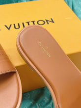 Load image into Gallery viewer, Louis Vuitton Lock It  Flat Mule

