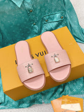 Load image into Gallery viewer, Louis Vuitton Lock It  Flat Mule
