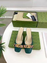 Load image into Gallery viewer, Gucci Interlocking G  Mule
