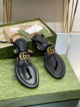 Load image into Gallery viewer, Gucci  Double G Thong Sandal
