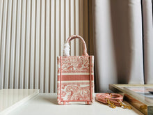 Load image into Gallery viewer, Christian Dior  Mini Book Tote Phone Bag
