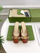Load image into Gallery viewer, Gucci Interlocking G  Mule
