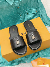 Load image into Gallery viewer, Louis Vuitton Lock It  Flat Mule
