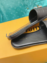 Load image into Gallery viewer, Louis Vuitton Lock It  Flat Mule

