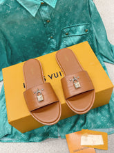 Load image into Gallery viewer, Louis Vuitton Lock It  Flat Mule
