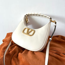 Load image into Gallery viewer, Valentino Garavani StudSign  Leather Hobo   Bag
