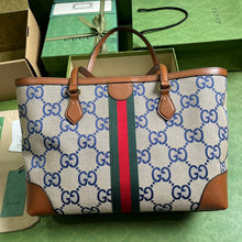 Load image into Gallery viewer, Gucci Ophidia GG Medium Tote Bag
