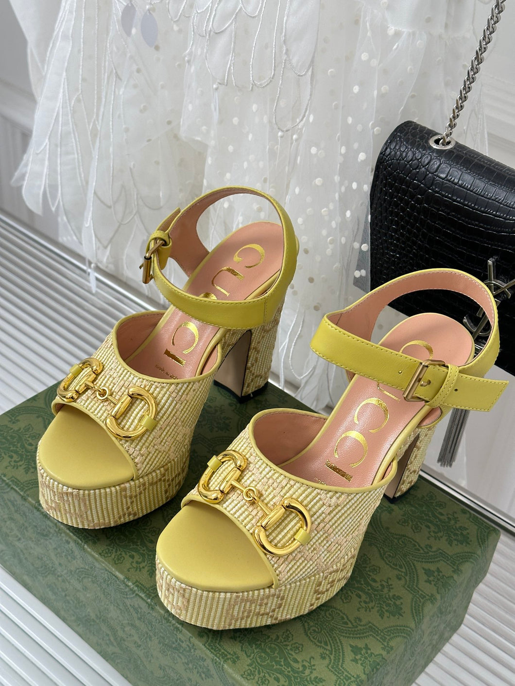 Gucci Horsebit Platform  Sandals