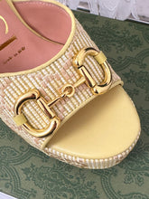 Load image into Gallery viewer, Gucci Horsebit Platform  Sandals
