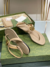 Load image into Gallery viewer, Gucci  Double G Thong Sandal
