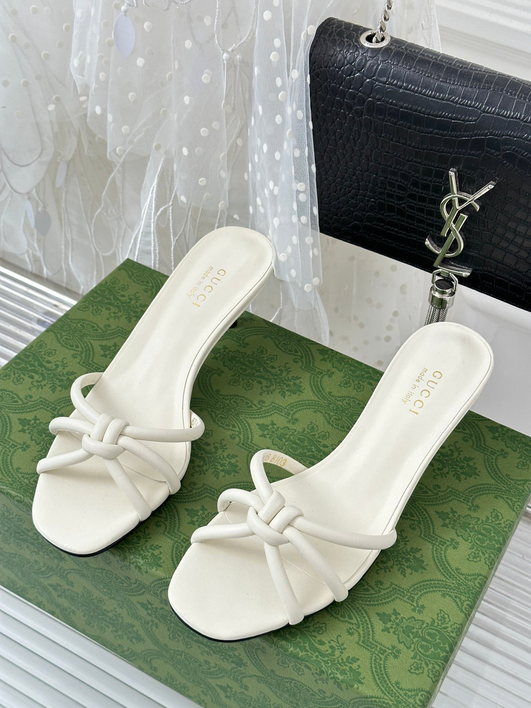 Gucci Slide Sandals With Bambo