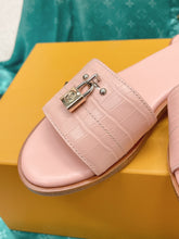Load image into Gallery viewer, Louis Vuitton Lock It  Flat Mule
