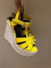 Load image into Gallery viewer, YSL TRIBUTE ESPADRILLES WEDGE IN SMOOTH LEATHER
