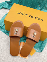 Load image into Gallery viewer, Louis Vuitton Lock It  Flat Mule
