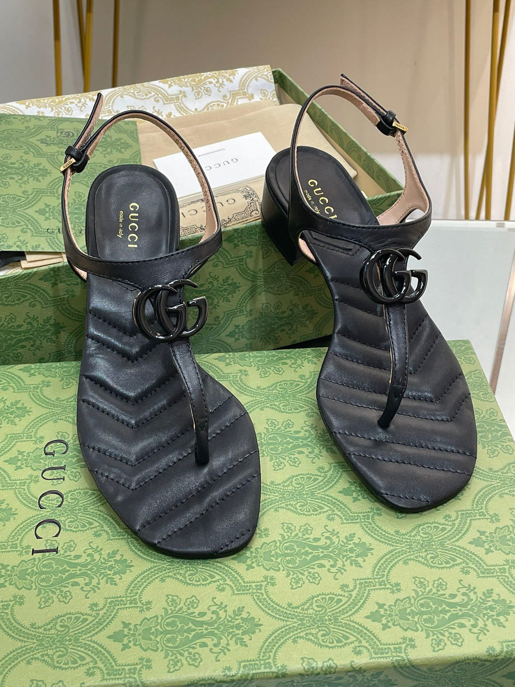 Gucci Double G  Sandals