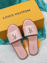 Load image into Gallery viewer, Louis Vuitton Lock It  Flat Mule

