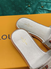 Load image into Gallery viewer, Louis Vuitton Lock It  Flat Mule
