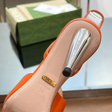 Load image into Gallery viewer, Gucci Blonde Heeled Sandal
