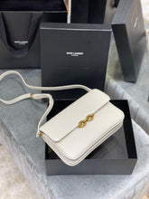 Load image into Gallery viewer, YSL Le Maillon Satchel In Smooth Leather Bag
