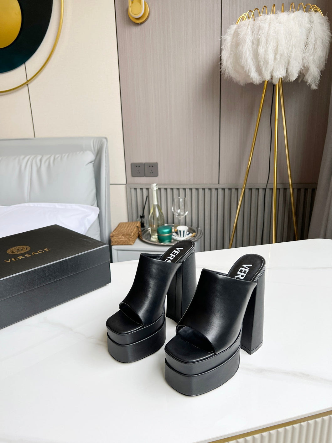 Versace  Platform Mule