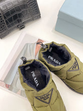 Load image into Gallery viewer, Prada  Paddled Nylon Slip on Shoes
