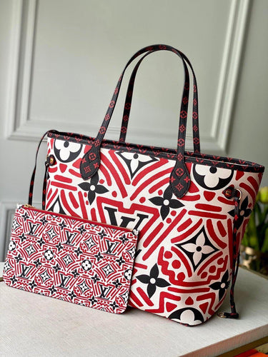Louis Vuitton Crafty Neverfull MM  Tote Bag - LUXURY KLOZETT