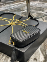 Load image into Gallery viewer, YSL Lou Mini Bag In Quilted  Grain  De Poudre Embossed Leather

