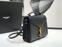 Load image into Gallery viewer, YSL Cassandra Mini Top Handle Bag In Box Saint Laurent Leather
