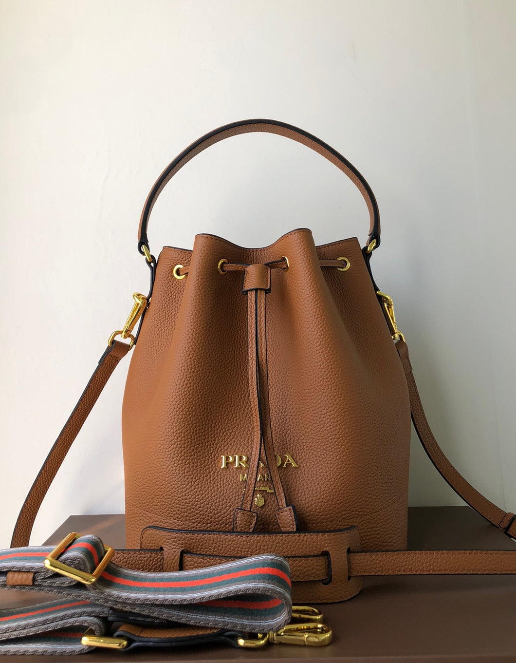 Prada Leather Bucket bag