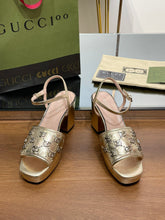 Load image into Gallery viewer, Gucci Interlocking G  Studs Sandal
