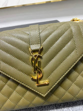 Load image into Gallery viewer, YSL  Envelope Medium Bag In Mix Matelasse Grain  De Poudre Embossed Leather
