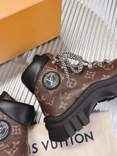 Load image into Gallery viewer, Louis Vuitton Ruby Flat Ranger Boots
