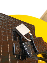 Load image into Gallery viewer, YSL Classic Sac De Jour Nano  In Crocodile Shiny Embossed Leather
