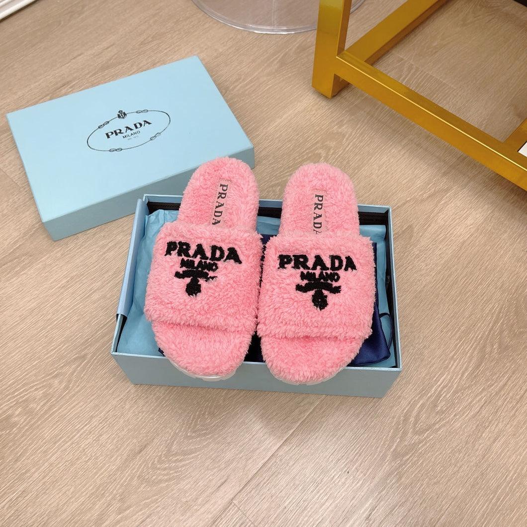 Prada Terry Cloth Slides