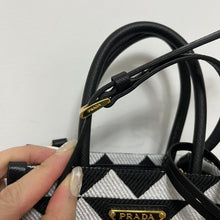 Load image into Gallery viewer, Prada symbole Jacquard fabric Micro  Bag
