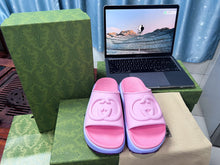 Load image into Gallery viewer, Gucci Slide Sandal With interlocking G
