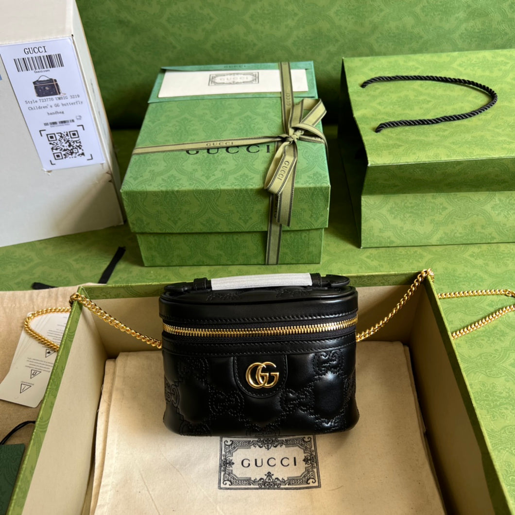 Gucci GG Matelasse Top Handle Mini  Bag