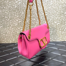 Load image into Gallery viewer, Valentino Stud Sign Nappa Shoulder  Bag
