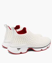 Load image into Gallery viewer, Christian Louboutin Spike Studded Neoprene Trainers - LUXURY KLOZETT
