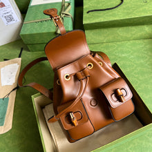Load image into Gallery viewer, Gucci Bamboo Small Backpack
