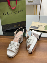 Load image into Gallery viewer, Gucci Interlocking G  Studs Sandal
