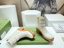 Load image into Gallery viewer, Gucci GG Ankle Boot With Buckle

